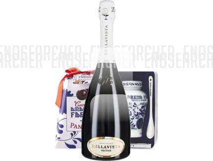 CallmewineFranciacorta DOCG PandoroScatola Amarena Fabbri e Franciacorta 